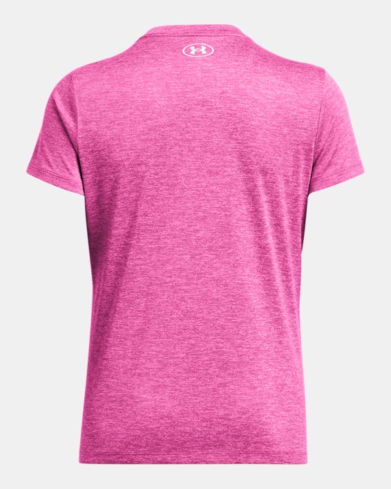 Damesshirt UA Tech™ Twist met korte mouwen, Pink, pdpMainDesktop image number 3